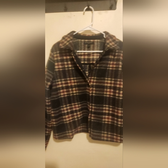 Plaid Cropped Jacket - Picture 5 of 7